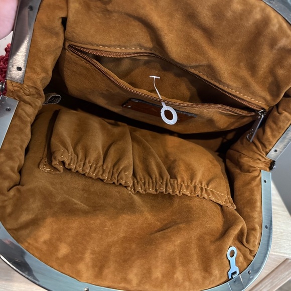 Patricia Nash Red Mini Bag with Vintage Charm - Picture 6 of 7